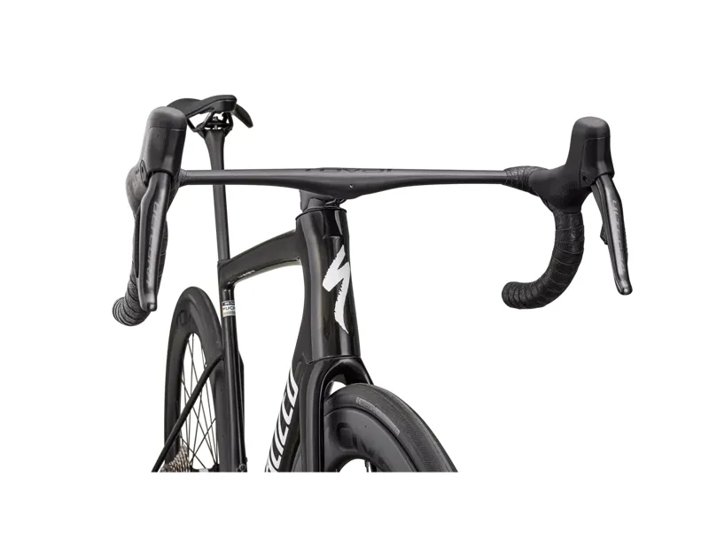 Specialized Tarmac SL8 Pro Ultegra Di2 Carbon Road Bike 2025 in Gloss Carbon/Metallic White Silver-4