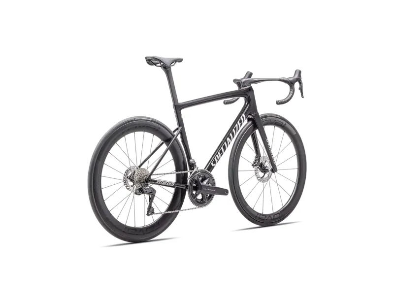 Specialized Tarmac SL8 Pro Ultegra Di2 Carbon Road Bike 2025 in Gloss Carbon/Metallic White Silver-2