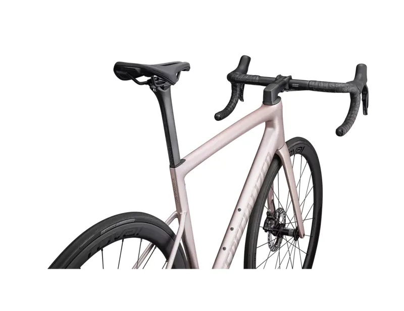 Specialized Tarmac SL8 Expert Ultegra Di2 Carbon Road Bike 2025 in Satin Champagne/Black-3