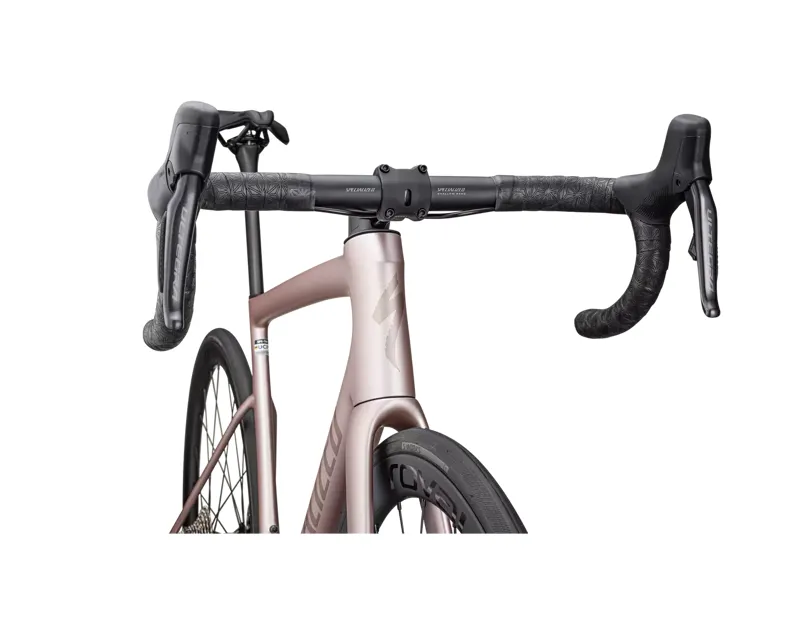 Specialized Tarmac SL8 Expert Ultegra Di2 Carbon Road Bike 2025 in Satin Champagne/Black-4