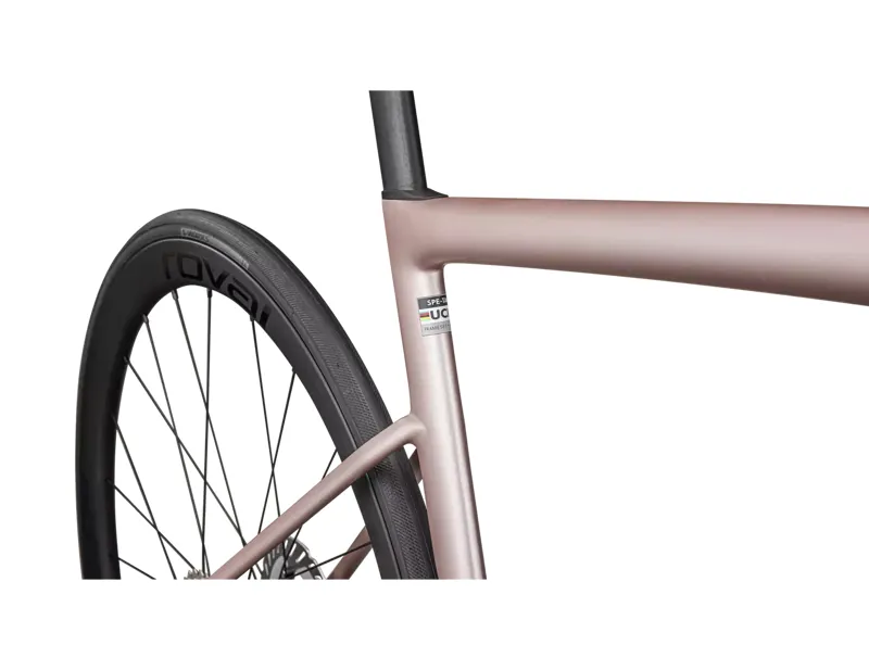 Specialized Tarmac SL8 Expert Ultegra Di2 Carbon Road Bike 2025 in Satin Champagne/Black-5