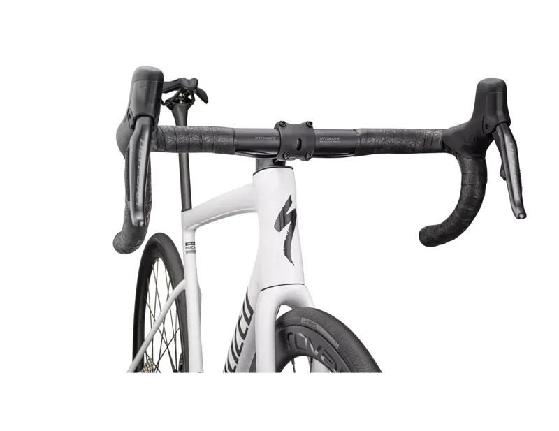 Specialized Tarmac SL8 Expert Ultegra Di2 Carbon Road Bike 2025 in Gloss White/Black Metallic-4