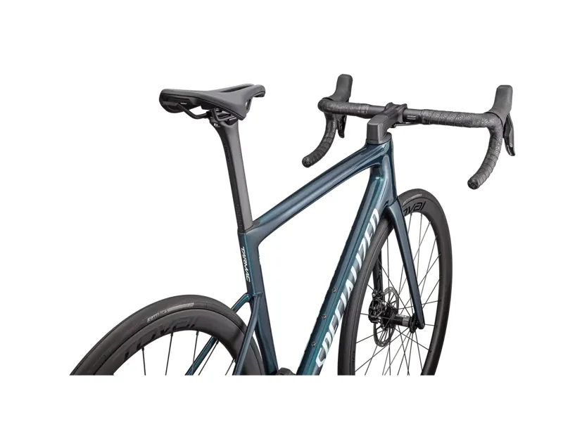 Specialized Tarmac SL8 Expert Rival AXS Road Bike 2025 in Deep Lake Metallic/Green Pearl-4