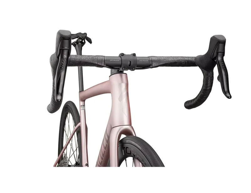 Specialized Tarmac SL8 Expert Rival AXS Road Bike 2025 in Satin Champagne/Black Pearl-3