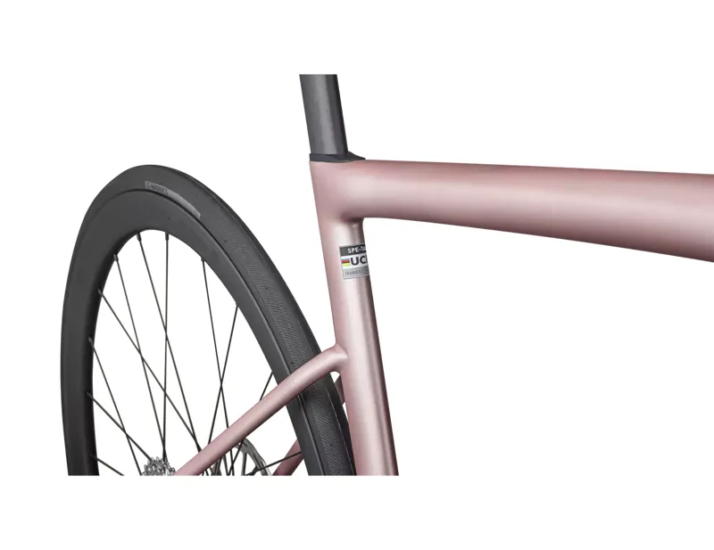 Specialized Tarmac SL8 Expert Rival AXS Road Bike 2025 in Satin Champagne/Black Pearl-4