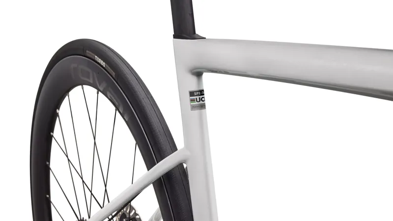 Specialized S-Works Tarmac SL8 - Shimano Dura-Ace Di2 Road Bike 2026 in Gloss Metallic White Silver / Pearl / Black-5