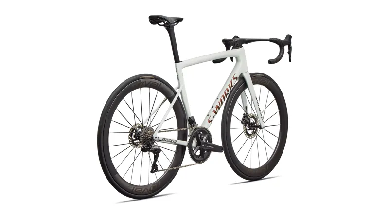 Specialized S-Works Tarmac SL8 - Shimano Dura-Ace Di2 Road Bike 2026 in Gloss Metallic White Silver / Pearl / Black-2