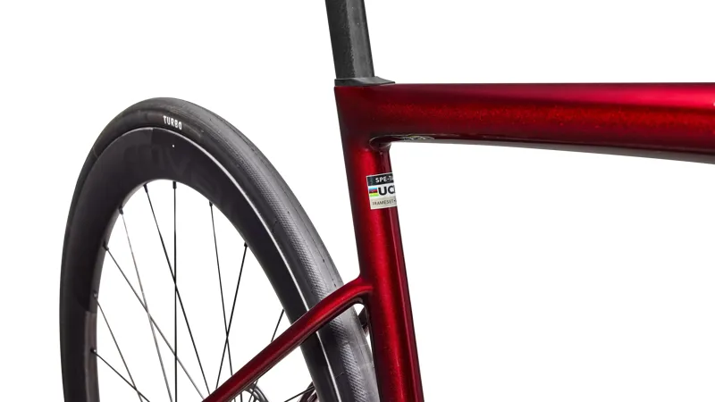 Specialized Tarmac SL8 Pro - SRAM Force AXS Road Bike 2026 in Gloss Red Sky / Chrome-5