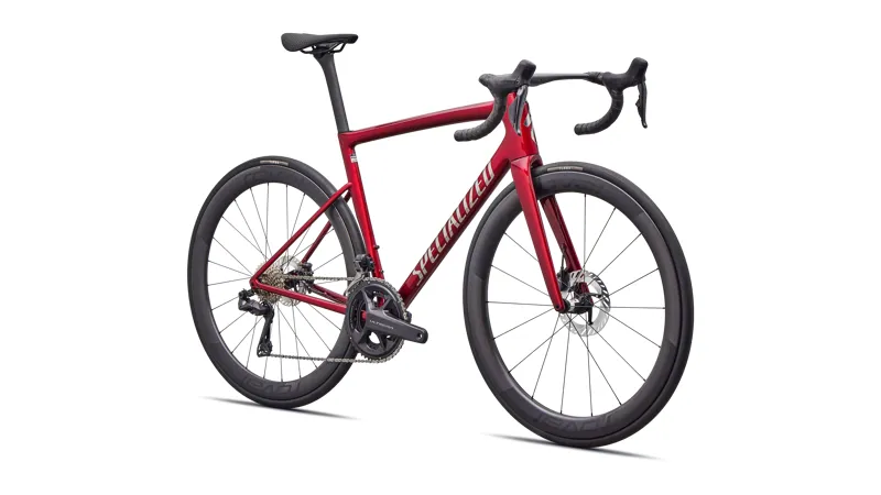 Specialized Tarmac SL8 Pro - Ultegra Di2 Road Bike 2026 in Gloss Red Sky / Chrome-1