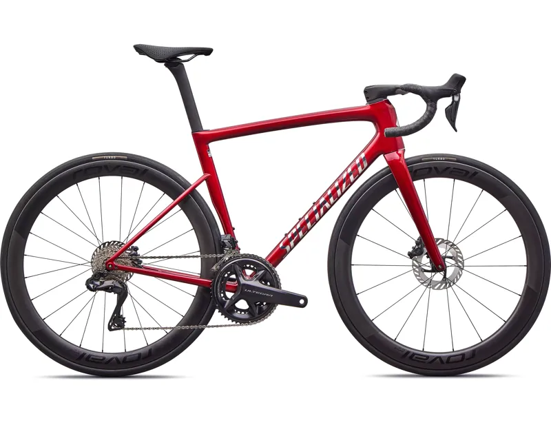 Specialized Tarmac SL8 Pro - Ultegra Di2 Road Bike 2026 in Gloss Red Sky / Chrome