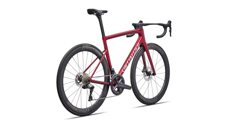 Specialized Tarmac SL8 Pro - Ultegra Di2 Road Bike 2026 in Gloss Red Sky / Chrome-2