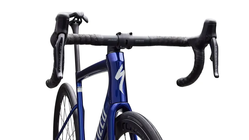 Specialized Tarmac SL8 Expert Ultegra Di2 Carbon Road Bike 2026 in Gloss Blue Majesty Metallic / Dolomite Metallic-4