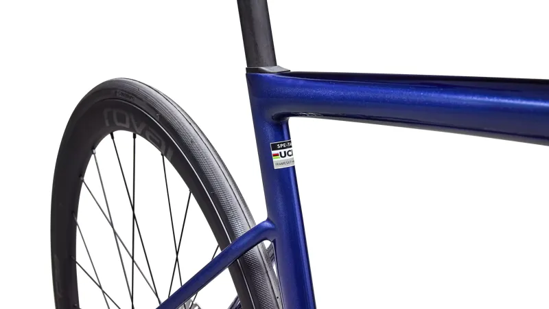 Specialized Tarmac SL8 Expert Ultegra Di2 Carbon Road Bike 2026 in Gloss Blue Majesty Metallic / Dolomite Metallic-5