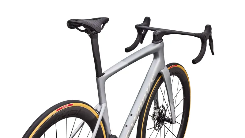 Specialized S-Works Tarmac SL9 AXS Carbon Road Bike 2027 in Satin Silver Dust/Gloss Chrome-5