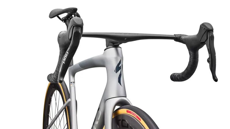 Specialized S-Works Tarmac SL9 AXS Carbon Road Bike 2027 in Satin Silver Dust/Gloss Chrome-4