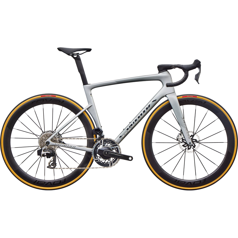 Balfes Bikes Specialized S-Works Tarmac SL9 AXS Carbon Road Bike 2027 in Satin Silver Dust/Gloss Chrome | Free postage over £30, £10 off first order, price match & 0% finance.