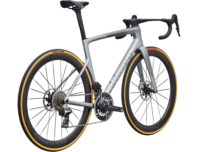 Specialized S-Works Tarmac SL9 AXS Carbon Road Bike 2027 in Satin Silver Dust/Gloss Chrome-1