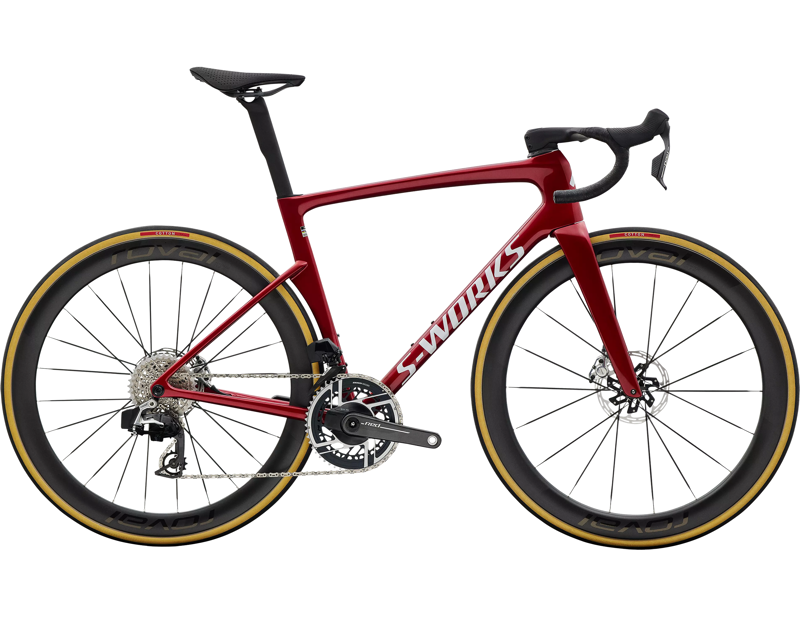 Specialized S-Works Tarmac SL9 AXS Carbon Road Bike 2027 in Ruby Metallic/White Silver Metallic