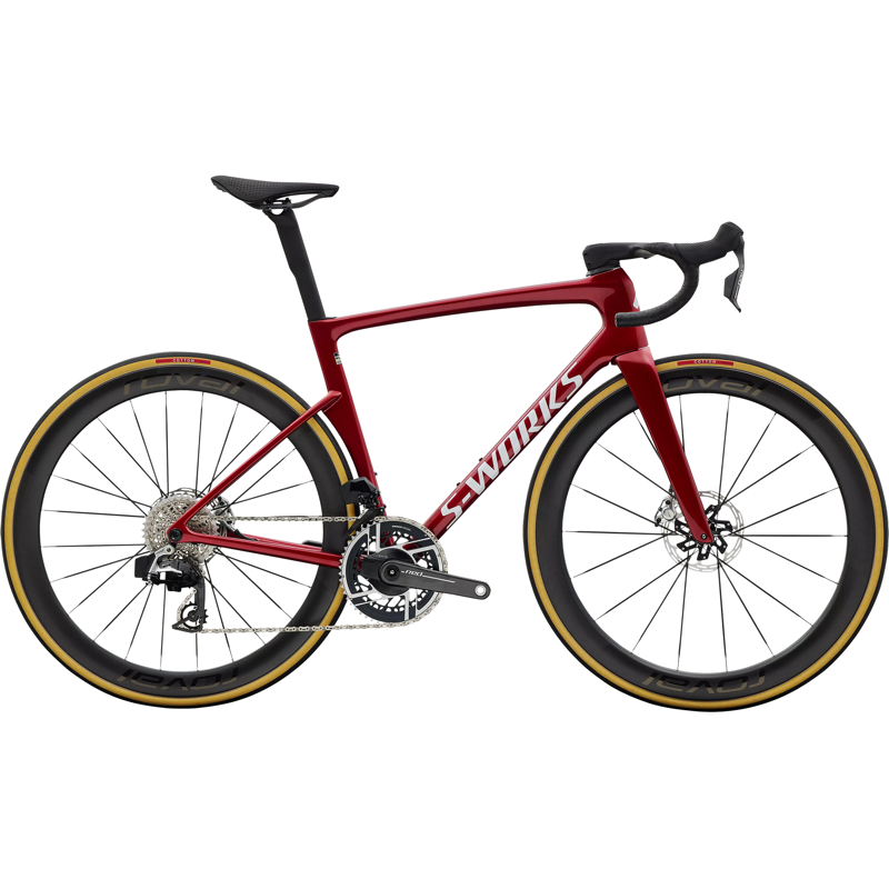 Balfes Bikes Specialized S-Works Tarmac SL9 AXS Carbon Road Bike 2027 in Ruby Metallic/White Silver Metallic | Free postage over £30, £10 off first order, price match & 0% finance.