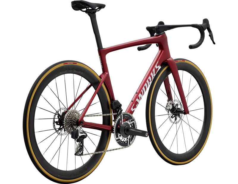 Specialized S-Works Tarmac SL9 AXS Carbon Road Bike 2027 in Ruby Metallic/White Silver Metallic-1