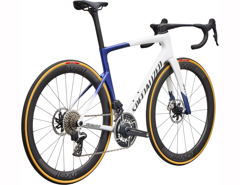 Specialized Tarmac SL9 S-Level SRAM RED AXS Carbon Road Bike 2027 in Gloss White/Majesty Blue -1