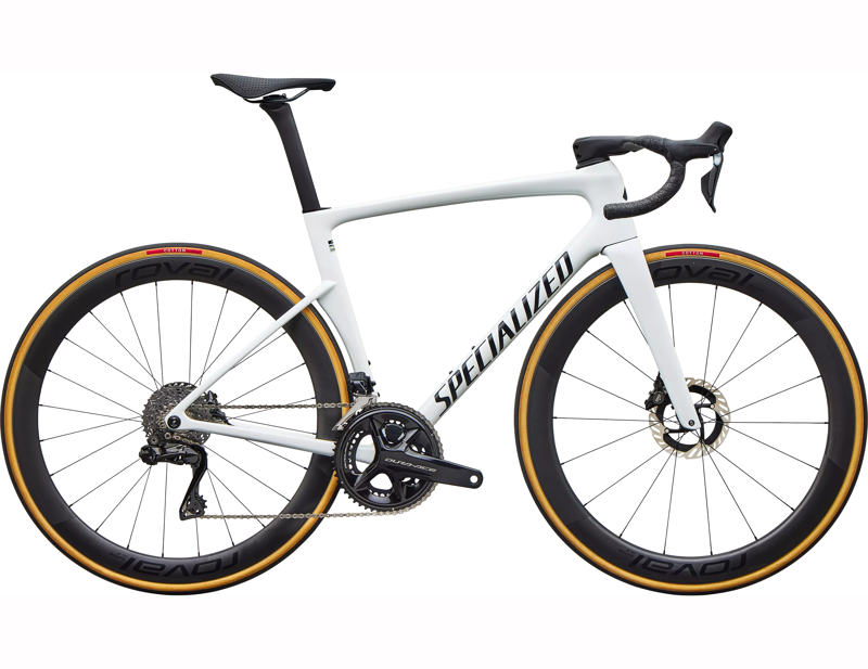 Specialized Tarmac SL9 S-Level Shimano Dura-Ace Di2 Road Bike 2027 in Gloss White Silver Metallic/Tarmac Black