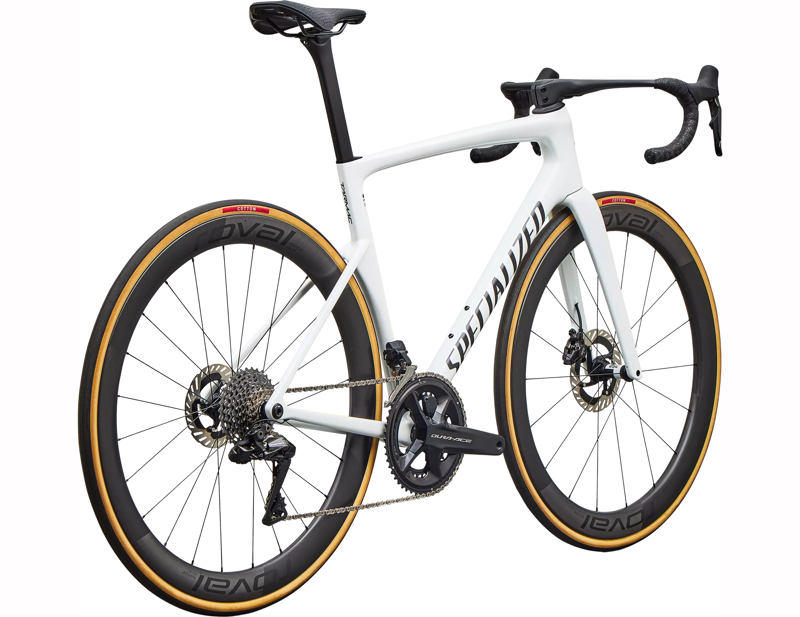 Specialized Tarmac SL9 S-Level Shimano Dura-Ace Di2 Road Bike 2027 in Gloss White Silver Metallic/Tarmac Black-1