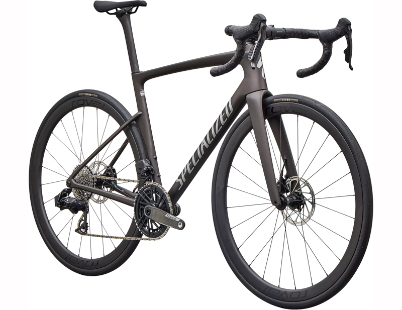 Specialized Tarmac SL9 Expert AXS Carbon Road Bike 2027 in Satin Warm Smoke Metallic-2