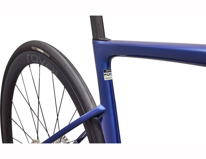 Specialized Tarmac SL9 Expert Shimano Ultegra Di2 Carbon Road Bike 2027 in Gloss Pacific Blue Metallic-4