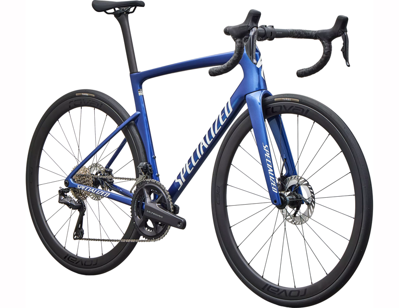 Specialized Tarmac SL9 Expert Shimano Ultegra Di2 Carbon Road Bike 2027 in Gloss Pacific Blue Metallic-2