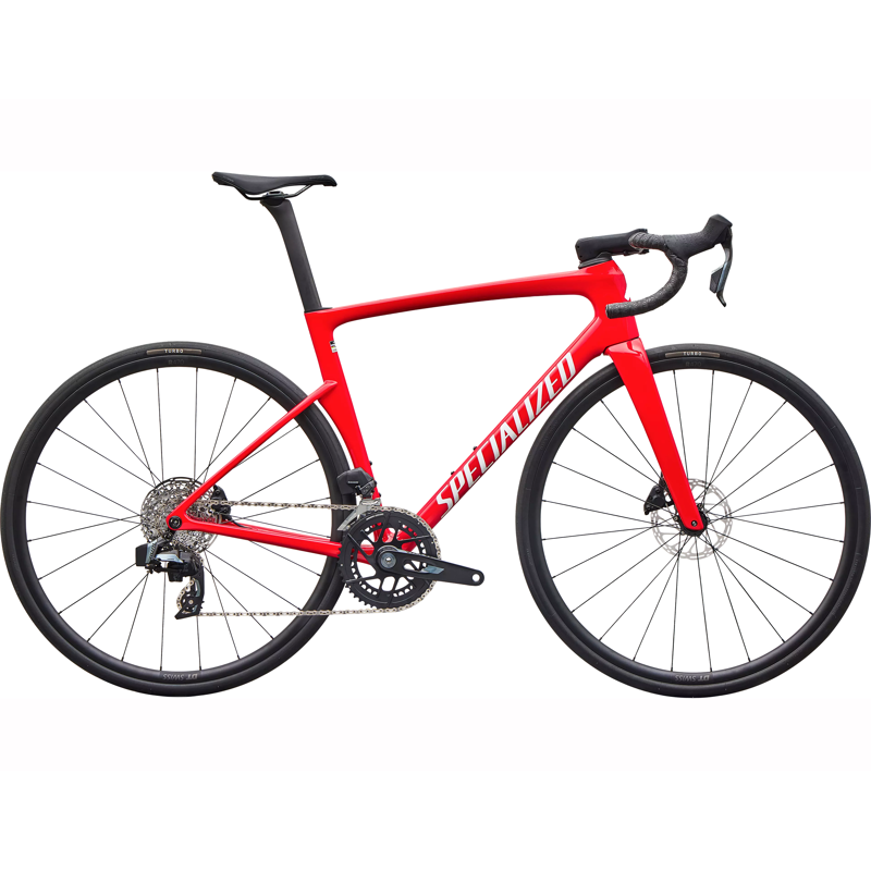 Balfes Bikes Specialized Tarmac SL9 Comp AXS Carbon Road Bike 2027 in Gloss Vivid Red | Free postage over £30, £10 off first order, price match & 0% finance.