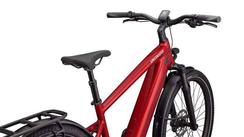 Specialized Turbo Vado 4. 0 Electric Hybrid Bike 2025 in Red/Silver-3