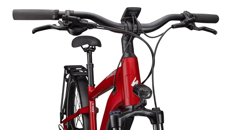 Specialized Turbo Vado 4. 0 Electric Hybrid Bike 2025 in Red/Silver-4