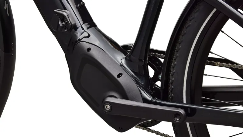 Specialized Turbo Vado 4.0 Electric Hybrid Bikes 2026 in Gloss Castblack / Satin Silver Reflective-6