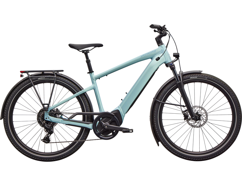 Specialized Turbo Vado 4.0 Electric Hybrid Bikes 2026 in Gloss Seafoam 