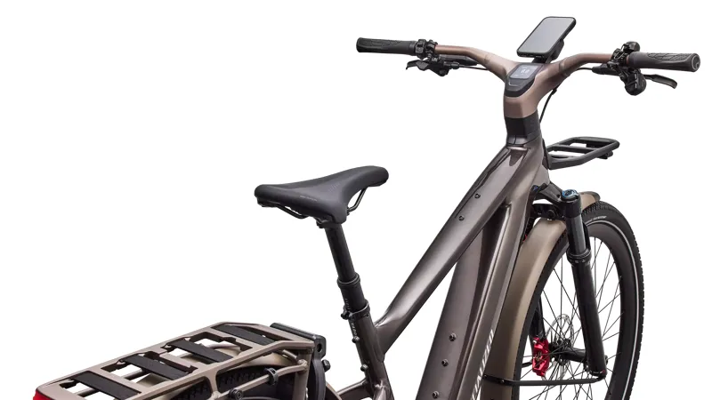 Specialized Vado 3 6.0 NB Electric Hybrid Bike 2027 in Gloss Warm Smoke Metallic/Satin Brushed Chrome-3