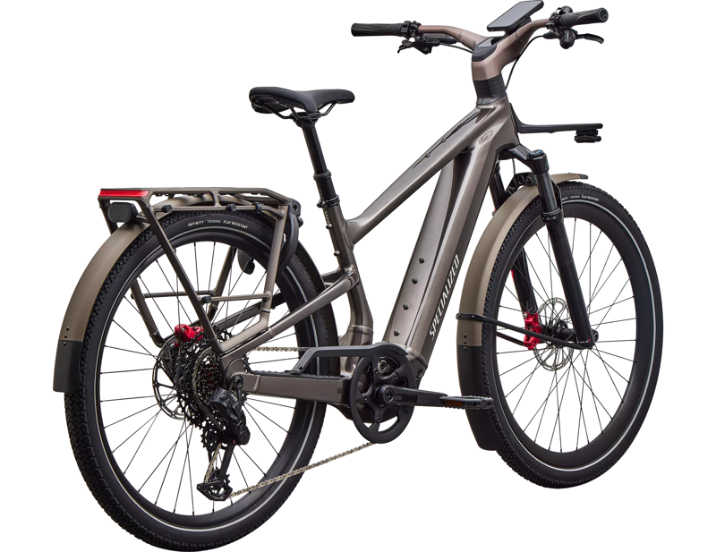 Specialized Vado 3 6.0 NB Electric Hybrid Bike 2027 in Gloss Warm Smoke Metallic/Satin Brushed Chrome-1