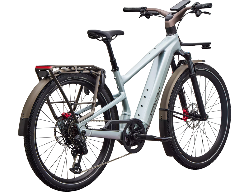 Specialized Vado 3 6.0 NB Electric Hybrid Bike 2027 in Gloss Agave Grey/Black Pearl-2