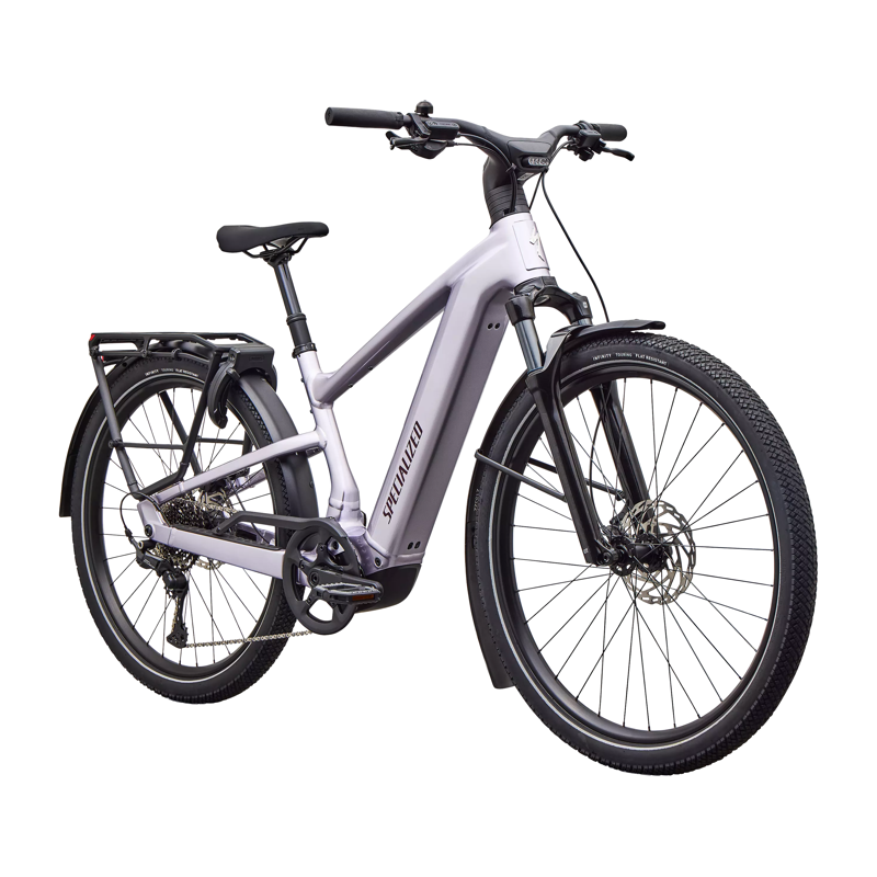 Balfes Bikes Specialized Vado 3 5.0 NB Electric Hybrid Bike 2027 in Gloss Amethyst Frost Metallic/Bordeaux Metallic | Free postage over £30, £10 off first order, price match & 0% finance.