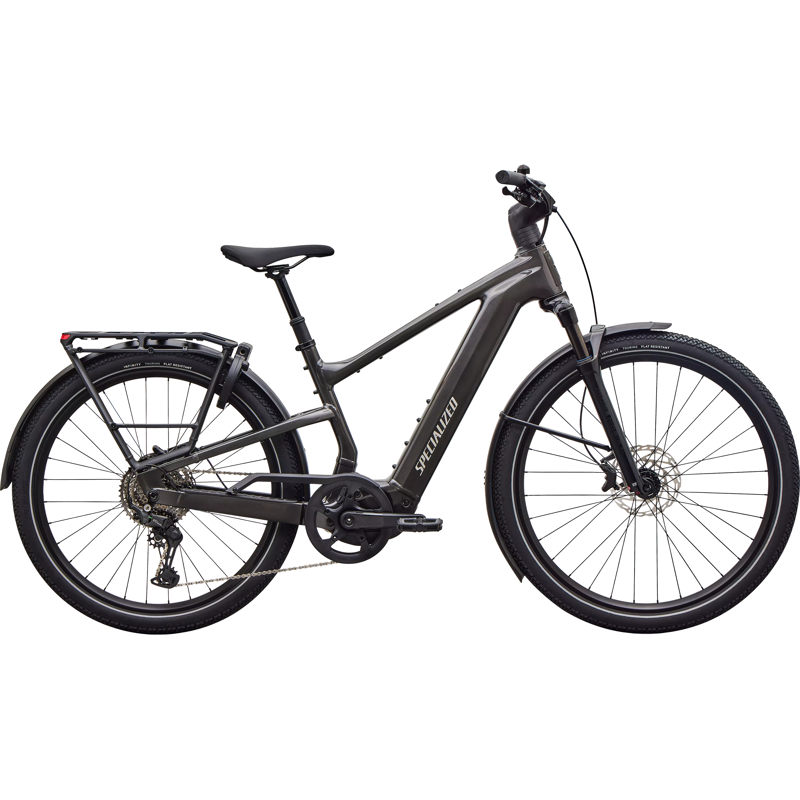 Balfes Bikes Specialized Vado 3 5.0 NB Electric Hybrid Bike 2027 in Gloss Metallic Obsidian/Dolomite Metallic | Free postage over £30, £10 off first order, price match & 0% finance.