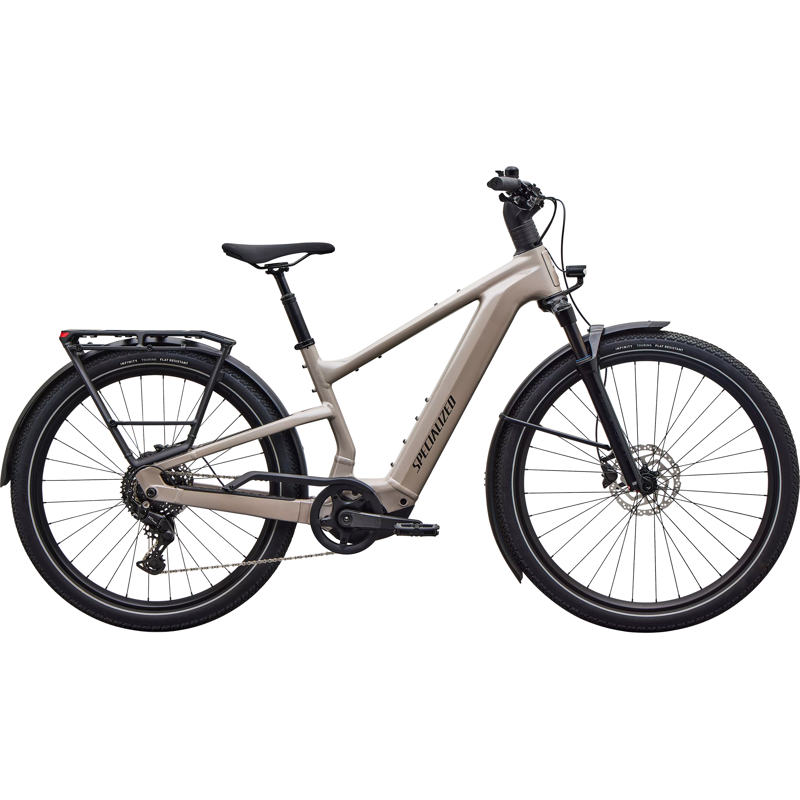 Balfes Bikes Specialized Vado 3 4.0 NB Electric Hybrid Bike 2027 in Gloss Sandstone Metallic/Warm Smoke Metallic | Free postage over £30, £10 off first order, price match & 0% finance.