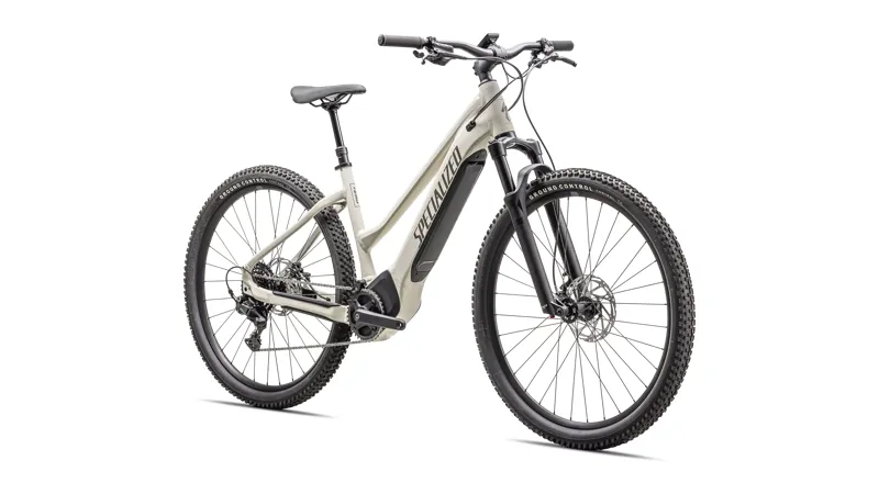 Specialized Turbo Tero 4.0 Step- Through Electric Hardtail Mountain Bike 2025 in White/ Gunal-1