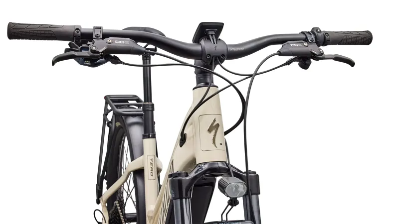 Specialized Turbo Tero 5.0 Step Through Electric Hardtail Mountain Bike 2026 in Gloss White Mountains / Gunmetal-4