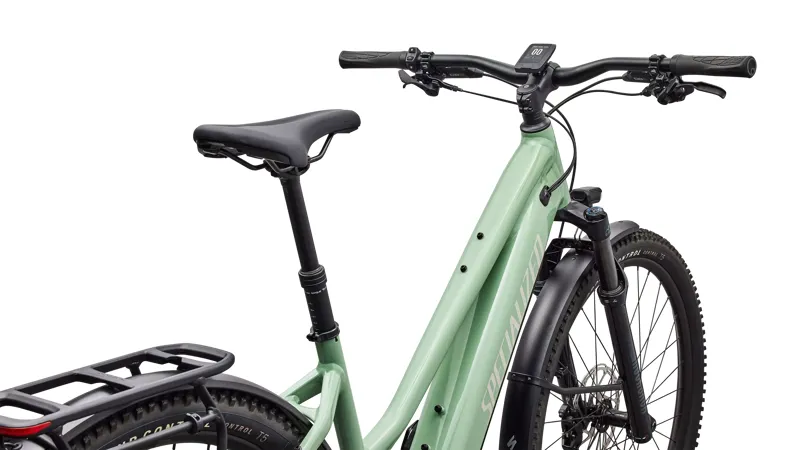 Specialized Turbo Tero 5.0 Step Through Electric Hardtail Mountain Bike 2026 in Gloss Pistachio / Dolomite-3