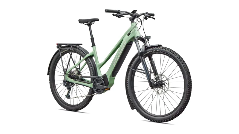 Specialized Turbo Tero 5.0 Step Through Electric Hardtail Mountain Bike 2026 in Gloss Pistachio / Dolomite-1
