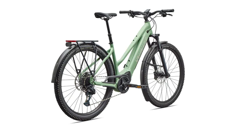 Specialized Turbo Tero 5.0 Step Through Electric Hardtail Mountain Bike 2026 in Gloss Pistachio / Dolomite-2