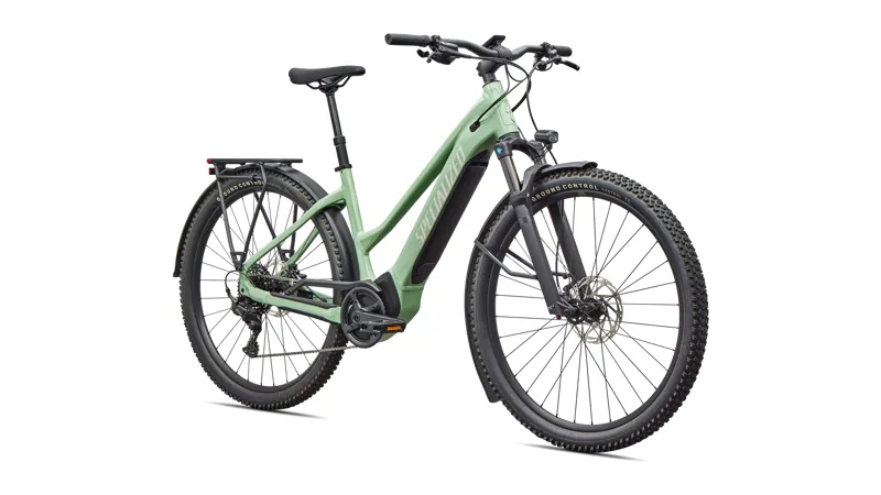 Specialized Turbo Tero 4.0 EQ Step-Through Electric Hardtail Mountain Bike 2026 in Gloss Pistachio / Dolomite -1