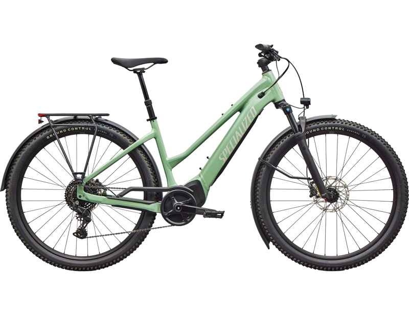 Balfes Bikes Specialized Turbo Tero 4.0 EQ Step-Through Electric Hardtail Mountain Bike 2026 in Gloss Pistachio / Dolomite | Free postage over £30, £10 off first order, price match & 0% finance.