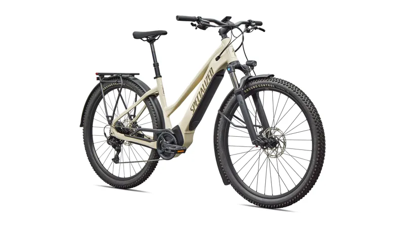 Specialized Turbo Tero 4.0 EQ Step-Through Electric Hardtail Mountain Bike 2026 in Gloss White Mountains / Gunmetal-1