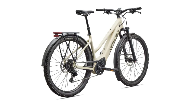 Specialized Turbo Tero 4.0 EQ Step-Through Electric Hardtail Mountain Bike 2026 in Gloss White Mountains / Gunmetal-2